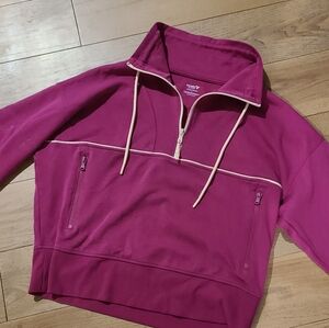 OLD NAVY ACTIVE Magenta Quarter-Zip!